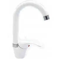 Gamma Moderne Witte Keukenmengkraan - Rio Serie