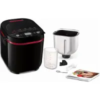 SP Broodbakmachine - Broodbakmachine met 17 Programma's - 1kg Broodbakmachine - Zwart - 29cm x 31cm x 29cm