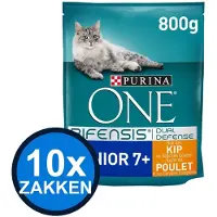 Purina One 10x - Senior Kip - Kattenvoer Droogvoer - 800 g