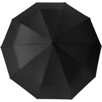 Le Monde du Parapluie Automatische, windbestendige opvouwbare paraplu voor heren,Blauw
