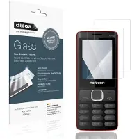 Dipos – 2x Pantserfolie geschikt voor Karbonn K9 Spy | 9H Screenprotector