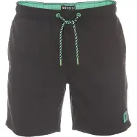 Riverso Heren Short RIVDavid bequem Zwart 4XL Volwassenen Sneldrogende Zwemshort met Trekkoord