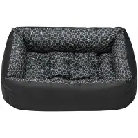 SuperKissen24. Waterproof Hondenmand Bank 120x90 cm LOUIS BLACK - Comfort voor Grote Honden