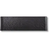 Wilmax England Wilmax Rechthoekige Porseleinen Sjaal Zwart 30x9,5 cm - Steenlook