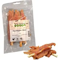Zoolekker Kipvlaggen 14 cm - smakelijke hondensnack in 100 g en 400 g verpakkingen 100 Gram