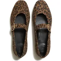 FitFlop Delicato suede leopard mary janes