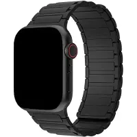 123Watches bandje Zyro - siliconen - zwart - 38 · 40 · 41 & 42 mm - Geschikt voor Apple Watch series 1/2/3/4/5/6/7/8/9/10/11/12/SE/SE2/SE3