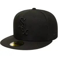 New Era League Essential 59Fifty Chicago White Sox Cap, Mannen, Zwart, Pet, maat: 7 1/8