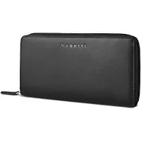 Bugatti Valencia Portemonnee RFID-bescherming Leder 20 cm - Dames - Horizontaal - black