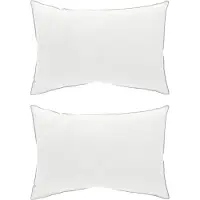 vidaXL Hoofdkussen 2 st 60 x 80 cm Australische Wol Wit