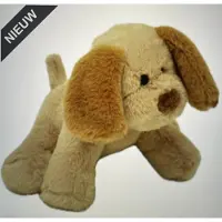 Mars & More knuffel, hond, beige, 33 cm