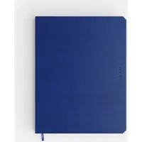 De KEMPEN - Agenda 2027 - Vertical Planner - Vlakliggend - Marmeren Schutblad - Large 17.1 x 22 cm - Blue Note/Blauw