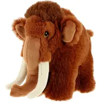 Keel Toys Keeleco wolharige mammoet knuffel - 25 cm - dierenknuffels