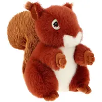 Keel Toys Keeleco rode eekhoorn knuffel - 15 cm - dierenknuffels