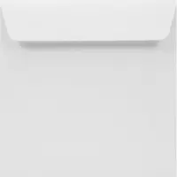 Netuno Gladde witte enveloppen A5 - 156 x 156 mm - 50 stuks - NK natgelijmde - 100 gram - Lessebo -