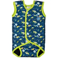 Splash About Baby Wrap Wetsuit, Turtle Tide, 6-18 maanden – Warm Neopreen Babyzwempak voor Baby's en Peuters
