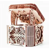 Wooden City Houten 3D Puzzel Mysterieuze Kist: Mechanisch en Decoratief