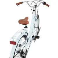 Hiland Breeze Dames Commuter Stadsfiets - 26" - 7 Versnellingen - Handrem - Mand - Standaard - blauw - Geschikt voor buitenactiviteiten in de lente