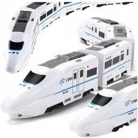 Click4toys Elektrische Trein met Wagons - 71cm LED Licht & Geluid