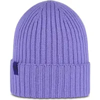 Buff - Knitted Beanie Norval - Muts One Size, purper