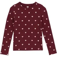 We fashion Shirt rosa / wijnrood