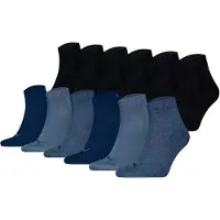 Puma Sokken blauw denim / donkerblauw / blauw gemêleerd / zwart