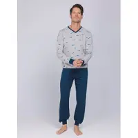 Pastunette Pyjama lang petrol