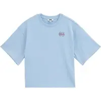 We fashion Shirt lichtblauw / bourgogne
