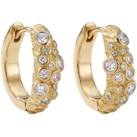 Purelei Oorbellen 'Coral Reef' goud / transparant