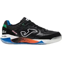 Joma Top Flex Plus Zaalvoetbalschoenen (IN) Zwart Wit Groen Oranje Blauw