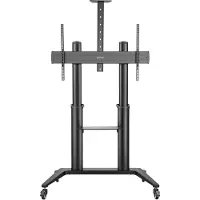 Manhattan 462341 Aluminium TV-Ständer rollbar 70"-120" 140kg (Speditionsversand)
