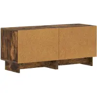 vidaXL Tv-meubel Gerookt eiken Bewerkt hout