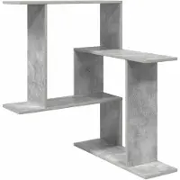 vidaXL Wandplank Betongrijs 67 x 67 x 87 cm