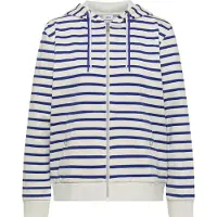 Cecil Sweatvest blauw / wit