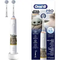 Oral-B Junior Star Wars Mandalorian - Elektrische Tandenborstel voor Kinderen - 3D-technologie - 3 poetsmodi - Druksensor zachte haartjes
