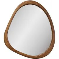 Nest of Nora Wandspiegel organische vorm houtlook 44x48 cm - Natural