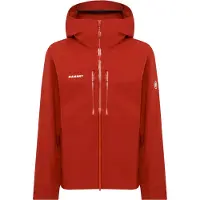 Mammut - Ski jassen - Stoney HS Hooded Jacket Men Dark Red voor Unisex - Maat S - Rood