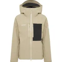 Mammut - Ski jassen - Stoney HS Thermo Hooded Jacket Men Sablun Black voor Unisex - Maat L - Beige