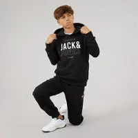Jack & Jones Jongens Mickey Sweatshirt En Joggers Trainingspak Zwart