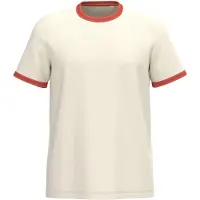 Native Spirit NS360 Ecologisch ringer heren T-shirt met contrasterende boorden en verwassen look