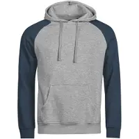Tee Jays TJ5156 UNLABELED Two-Tone Hooded Sweatshirt