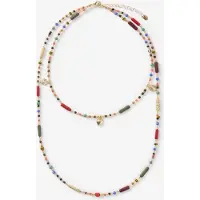 Sissy-Boy - Multicolour gelaagde ketting met kralen
