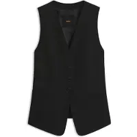 BOSS Gilet van stretchcrêpe Maat 32