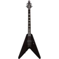 Framus Artist Line Shark Series WH-1 TOM Nirvana Black Transparent elektrische gitaar met gigbag