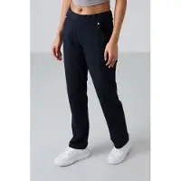 Tommy Life Dames Relaxed Straight-Leg Sweathose