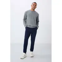 Tommy Life Heren Effen Fleece Joggingbroek