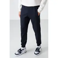 Tommy Life Heren Effen Pull-on Sweatpants Met Ritssluiting Zak