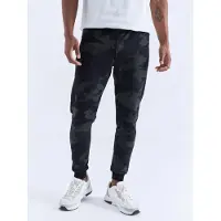 Tommy Life Heren Camouflage Slim Fit Joggingbroek