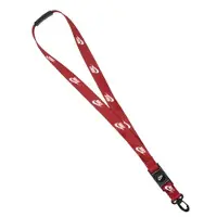 Nike Club standaard sleutelkoord (Rood/zwart/wit)