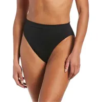 Nike Dames/dames Bikinibroekje met hoge taille (Zwart)